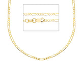 Herren Halskette in 18 Karat Gelbgold - MFV050GG